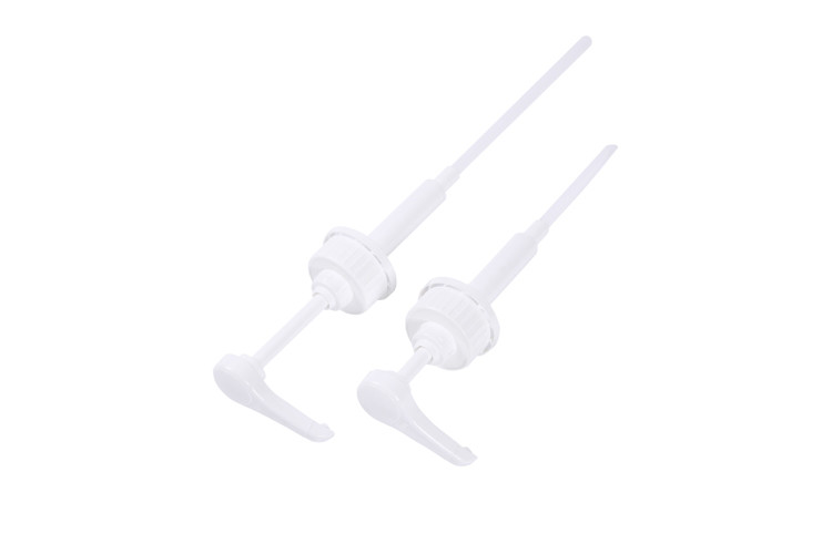 Food Safe Plastic White 43mm Coffee Syrup Dispenser Pump Closure For Juice/Coffee Beverage Pump Dispenser With 5ml 8ml