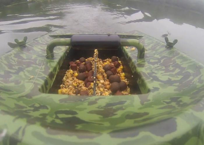 Remote control fishing boat with fishfinder ABS plastic type brushless motor DEVC-300