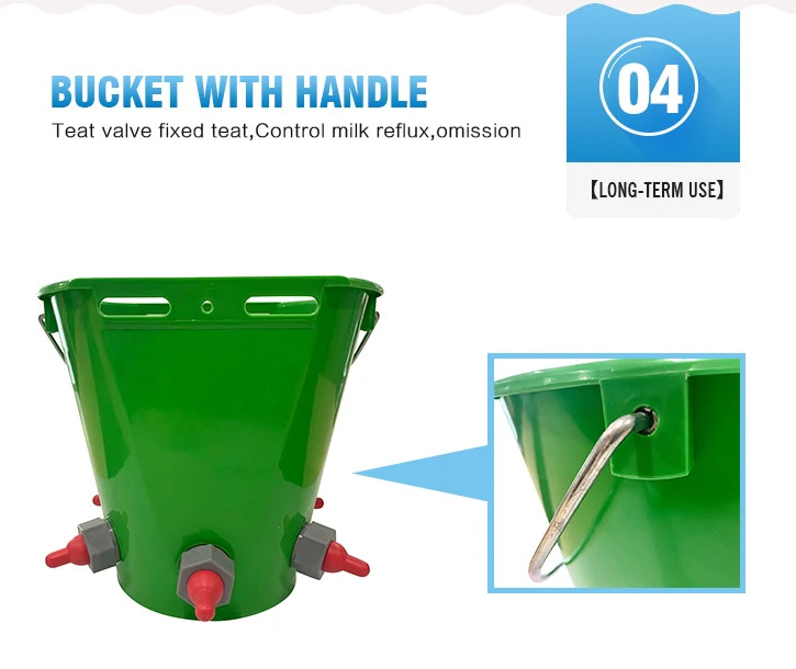 Calf Feeding Bucket Teat Bucket With Teat /Milk Bar calf feeder