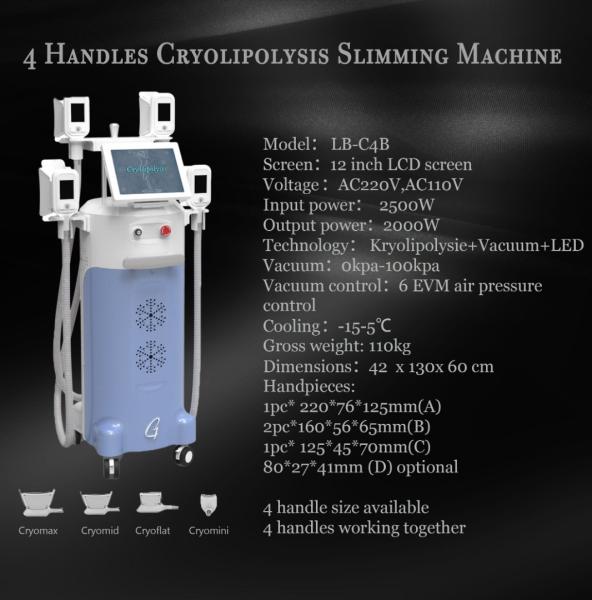 Liposuction Cryotherapy Fat Burner Reduction Losing Weight Freeze Machine Weight