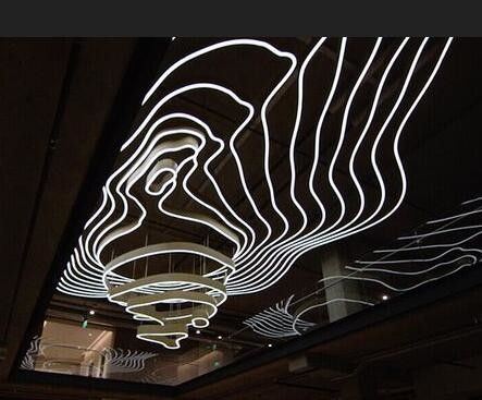 Superbright Ed Flexible Neon Light Extrusion Silicone Neon Light IP65 48V For Building