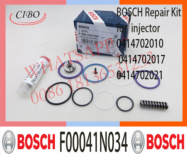 F00041N034 DIESEL VOL INJECTOR PARTS REPAIR KIT 0414702010 0414702017 0414702021 FOR VOL6050251 20440409