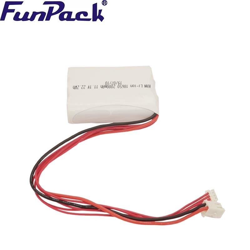 2000mAh Rechargeable Lithium Ion Polymer Battery Pack 11.1V 22.2Wh For Electric Sweeper