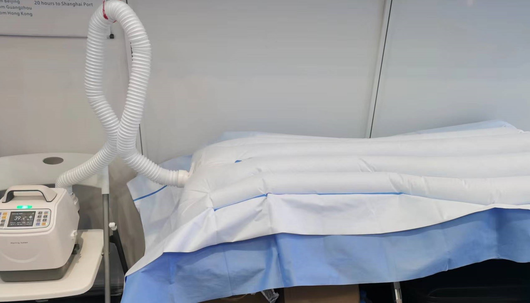 Comfortable Cotton Portable Patient Warming Blanket For Temperature Range 32-42°C