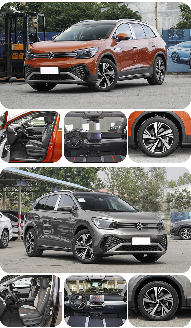 2023 2024 Top Selling Suv Electric Cars 600 Km Range Car Volk Swagen Iid6 VW Electric Vehicles with 1 Gear Fixed Gear Ratio