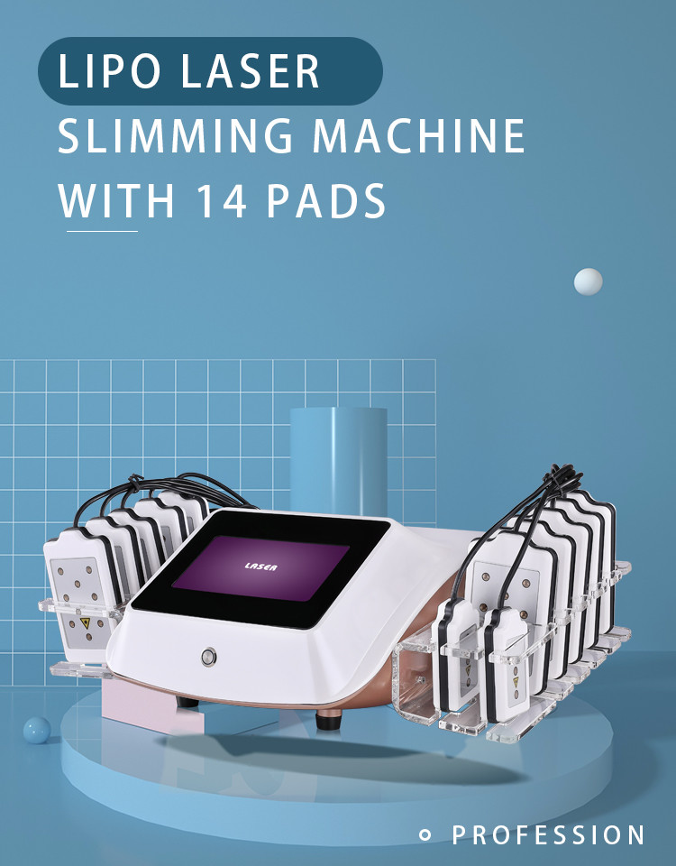 Best Sale Lipo Laser 14 Pads LED lipolaser slimming beauty machine / fat burning laser LF-129c