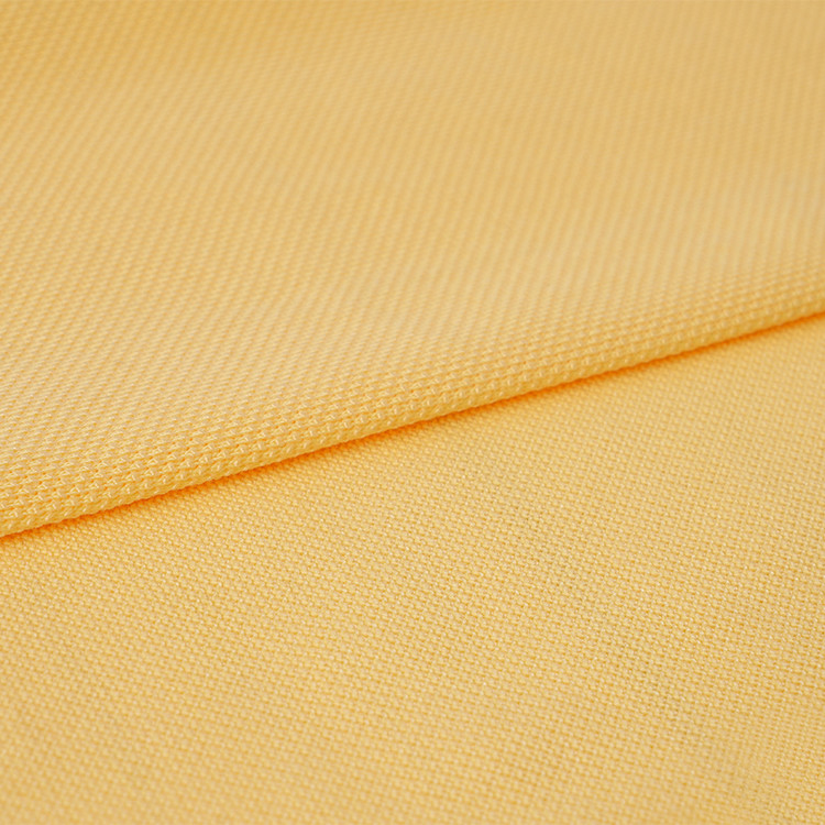 Heavy Weight Cotton T Shirt Fabric 235g 32S Tight Combed Pique Texture