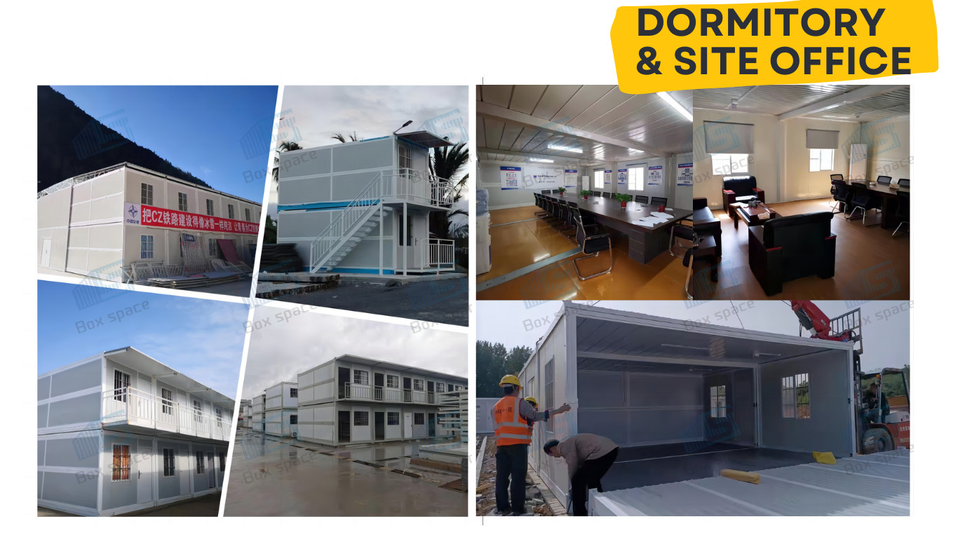 Portable Foldable Container House Galvanized Steel For Disaster Resettlement