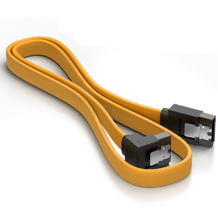 High Speed 6Gbps 90 Degree Right Angle Sata III 3.0 Power Extension Cable for Hard Disk