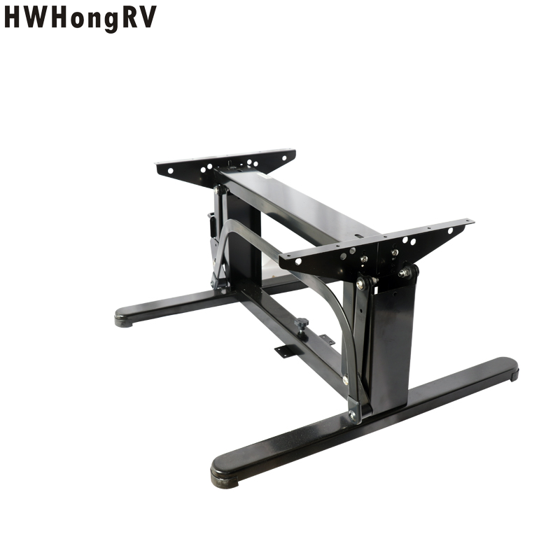 High quality home use two stages lifting table legs camper use stable adjustable table frame