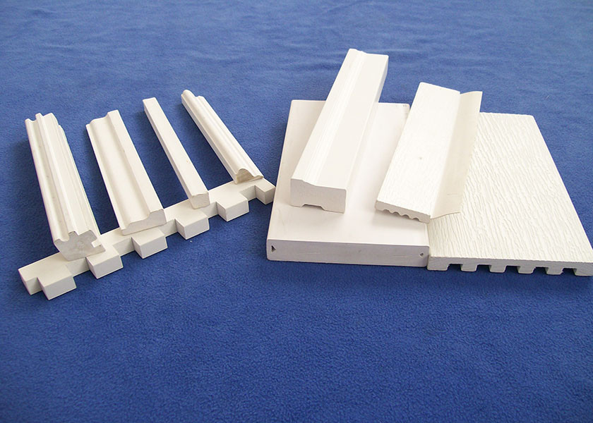 Shoe Mould Vinyl / Decorative Foam Moldings For Interior Skirting Line