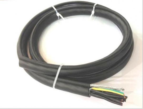 Quality Flexible Round Traveling Control Cable for cranes or other appliances RVV(1G)/RVV(2G)  in black color for sale