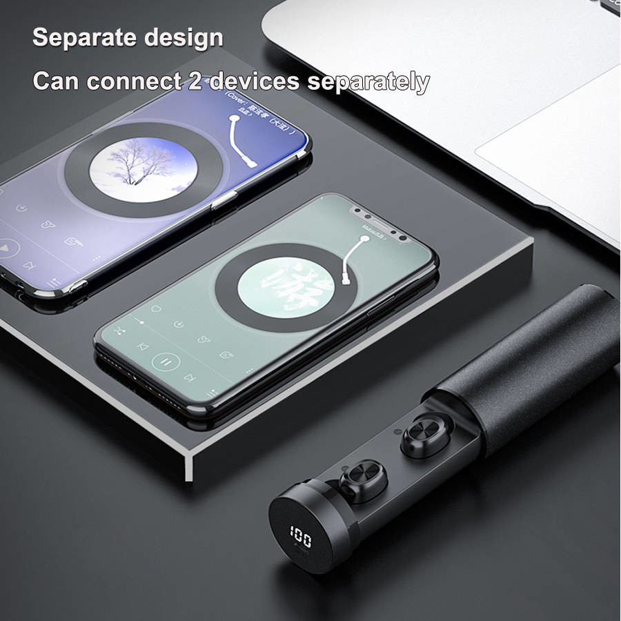 Running Sports Earbuds With Mic CVC8.0 Noise Cancelling Earphones Touch Control