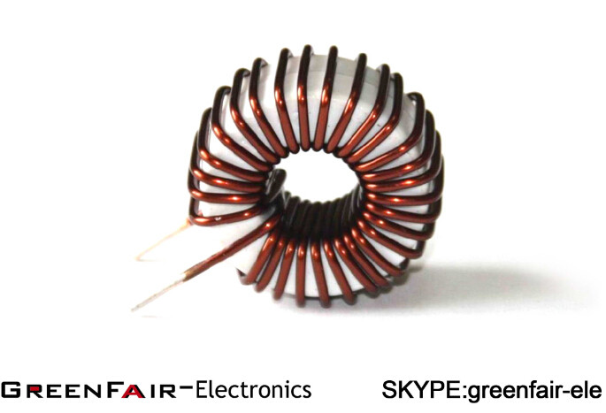 1.6mm Copper Wire Power Supply Inductor Vertical EMI Efficiency Big Current