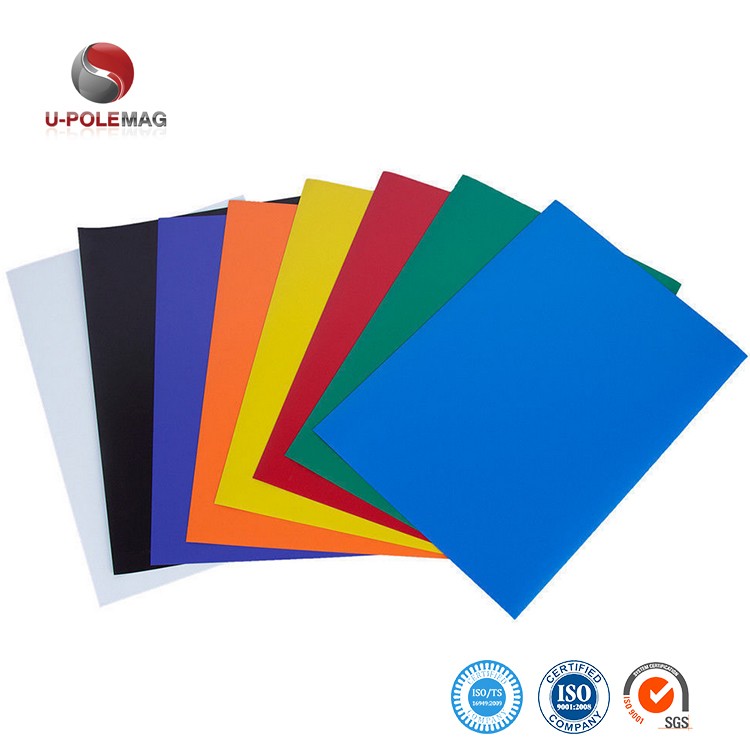 Customized Flexible Rubber Magnetic Strip with 3M Adhesive L1MxW20xT1mm Tolerance ±1%