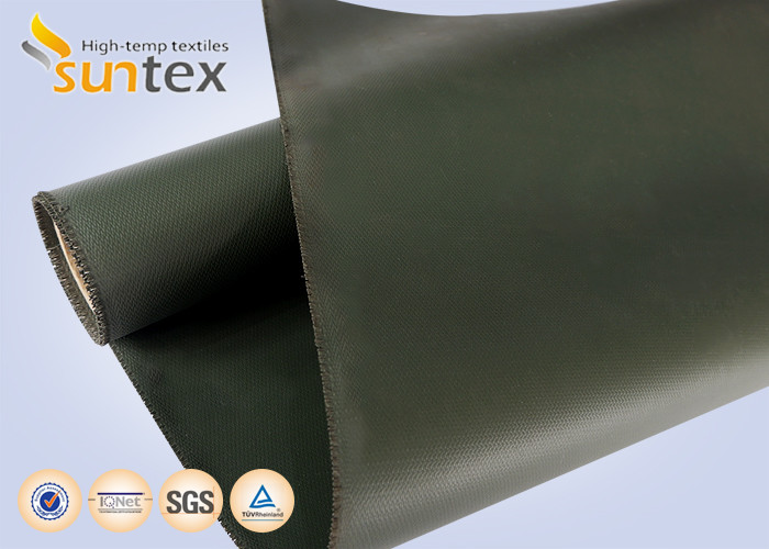 Silicone Coated Fiberglass Fabric Flexible Thermal Fireproof Material flexible fireproof material