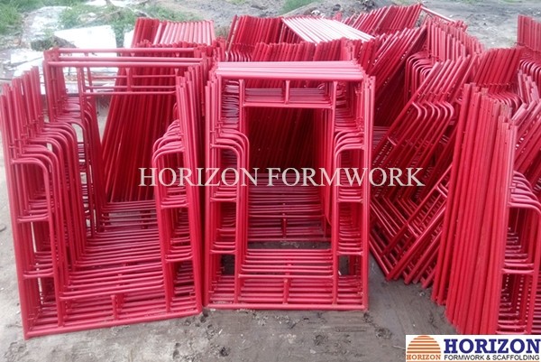 Stable Frame Scaffolding System , Q235 Steel Scaffolding Frame Type 1524x1700mm