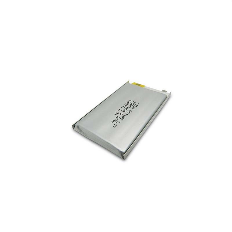 1C Discharge PL804169 3.7V 2500mAh 9.25Wh Li Ion Polymer Cell