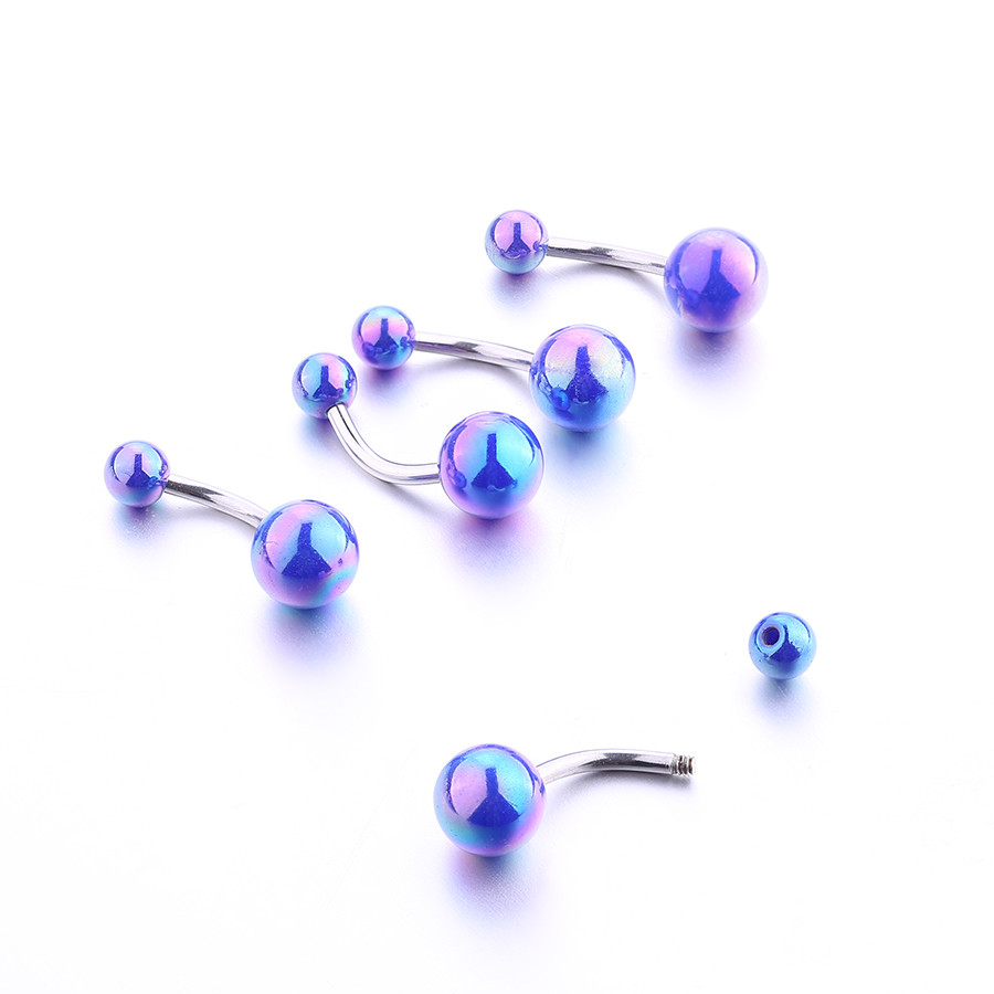 Double Ball Belly Button Rings Body Piercing Jewelry Navel Rings