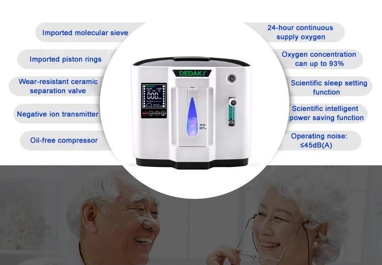 Factory Prcie 7L 90% Oxygen Concentrator Home Portable Oxygen Concentrators