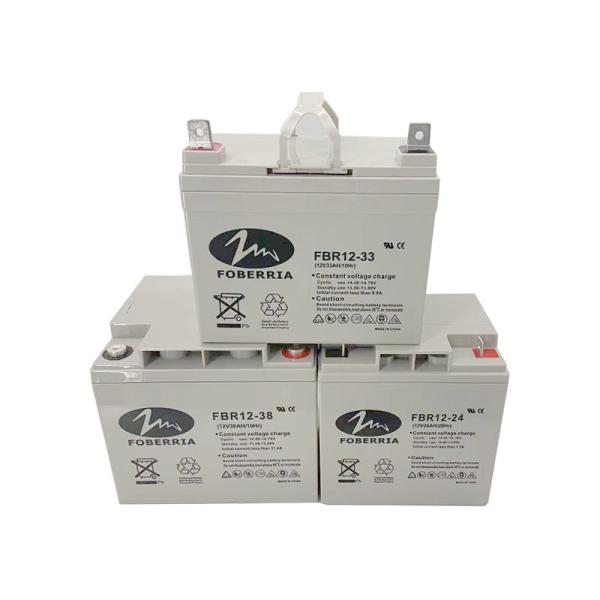 12V 33AH 38AH 24AH Sealed Deep Cycle Marine Battery Rechargeable Lead Acid