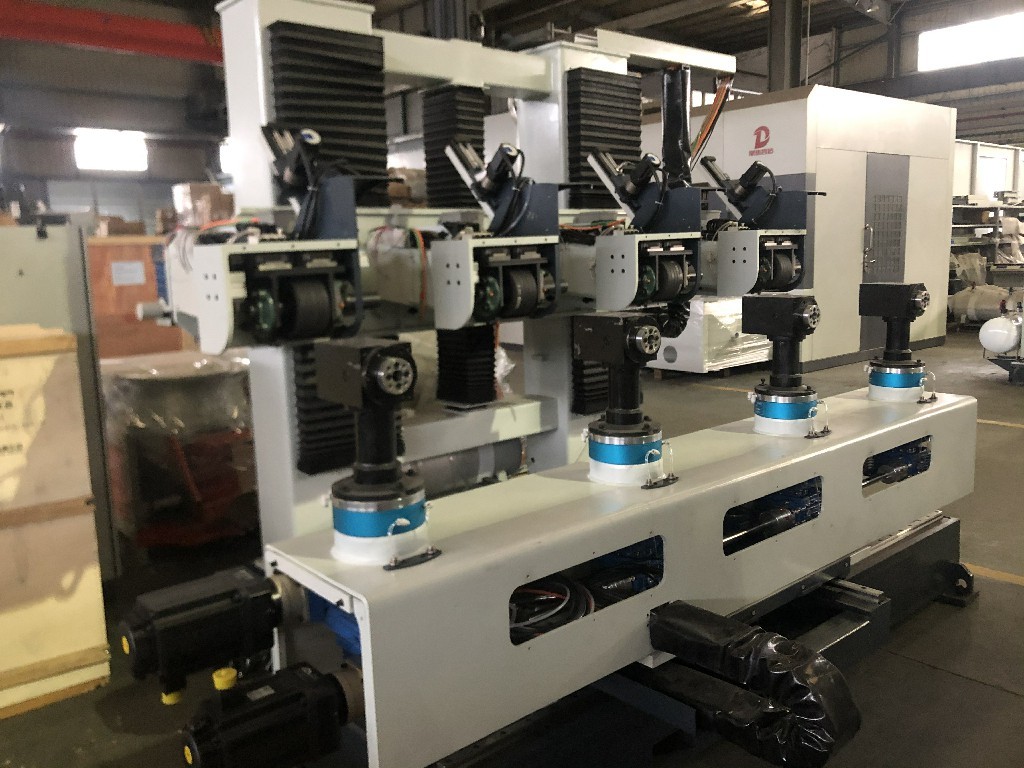 Two Stations Automatic Polishing Machine For Motorcycle Handlebar Polishing