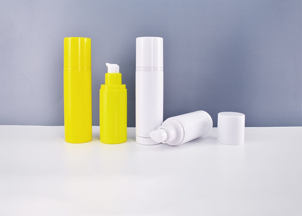 Plastic airless pump bottle manufacturers empty primary cosmetic pacakging primary cosmetic packaging container wholesa