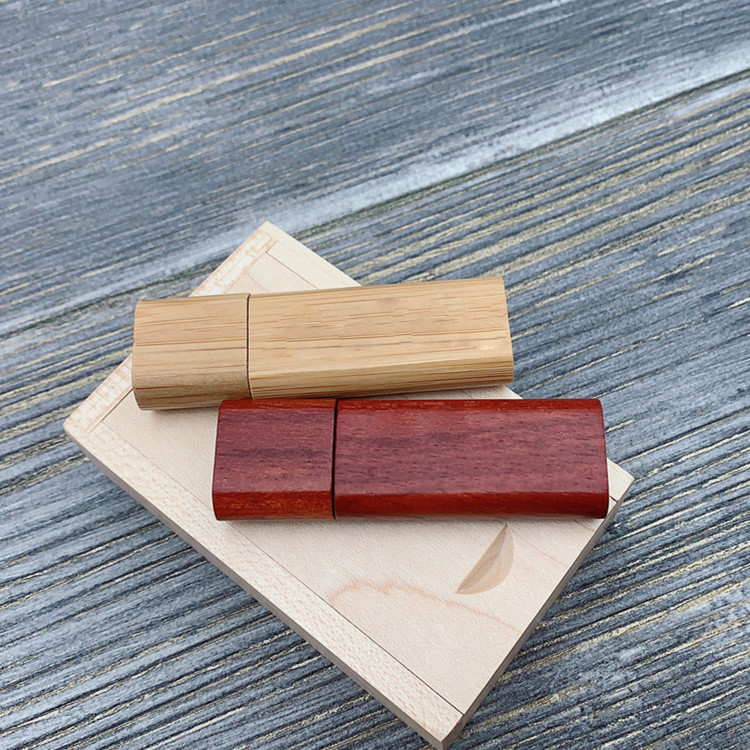 ODM Maple Bamboo Usb Stick 2.0 3.0 256GB wooden flash drive With Lanyard