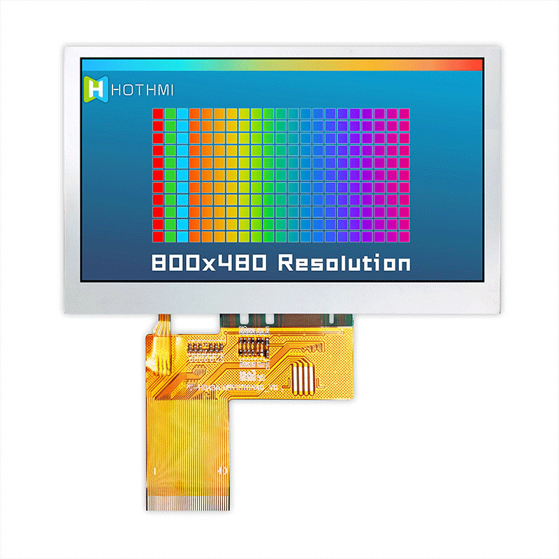 Sunlight Readable 4.3 Inch TFT LCD Display 800x480 Pixels TFT-H043A10SVIST6N40