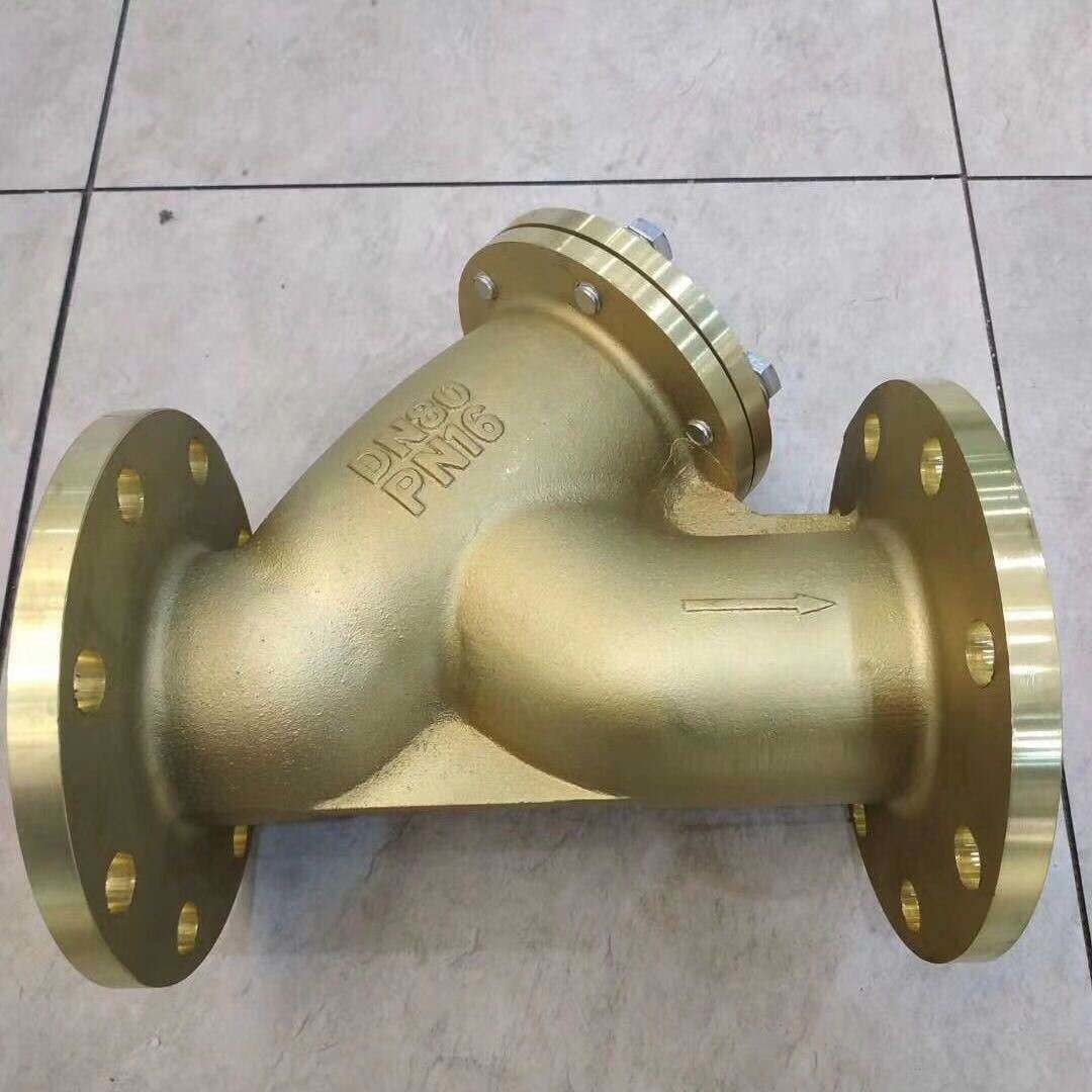 ANSI 1.6Mpa Female Thread BSP NPT Brass Flanged Y Type Strainer