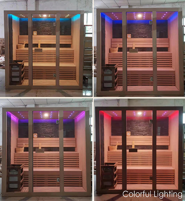 2000Lx1500Wx2000H mm Sauna Room Wet Dry Sauna And Steam Room