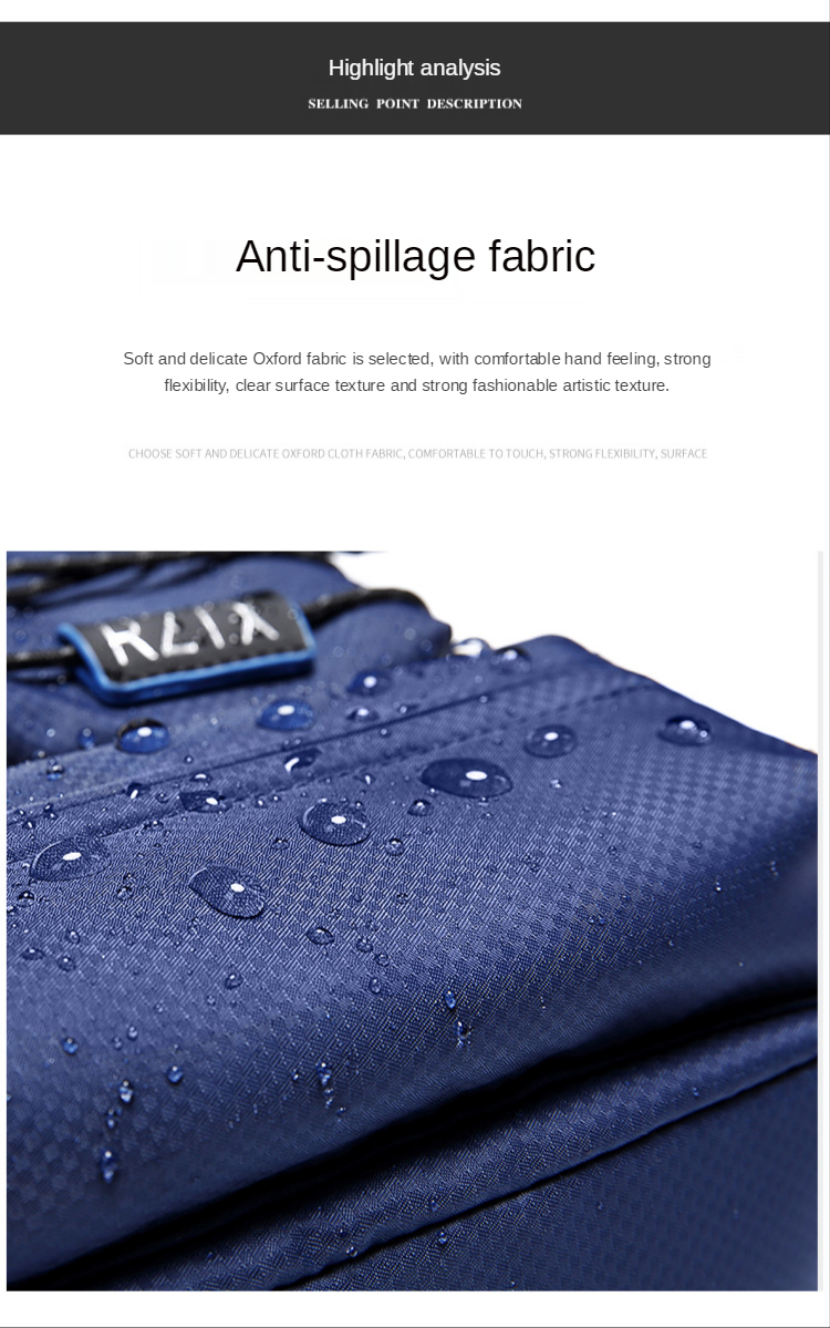 Wear Resistant Waterproof Travel Fashion Backpack 0.58kg Nylon Duffle Bag