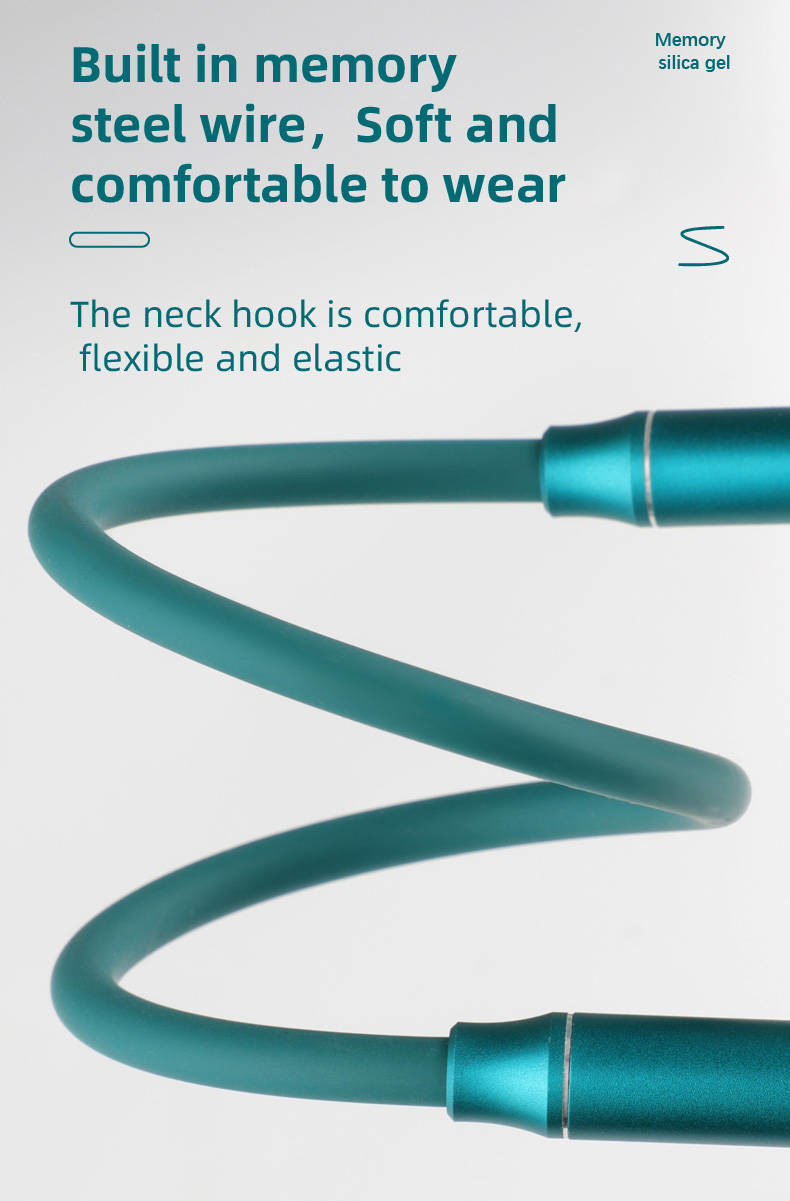 Wireless Bluetooth Neckband Earbuds HD Stereo Sound Noise Canceling Headset