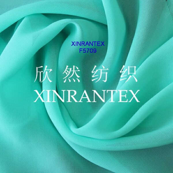 F5709 lady fashion polyester chiffon 100DX100D 1800 twist 57/58"