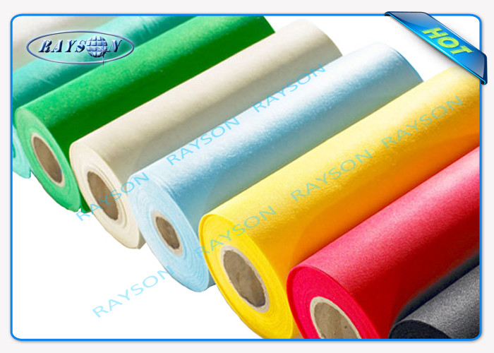 Home Use PP Spunbond Non Woven Fabric Roll 40gr With Different Colors
