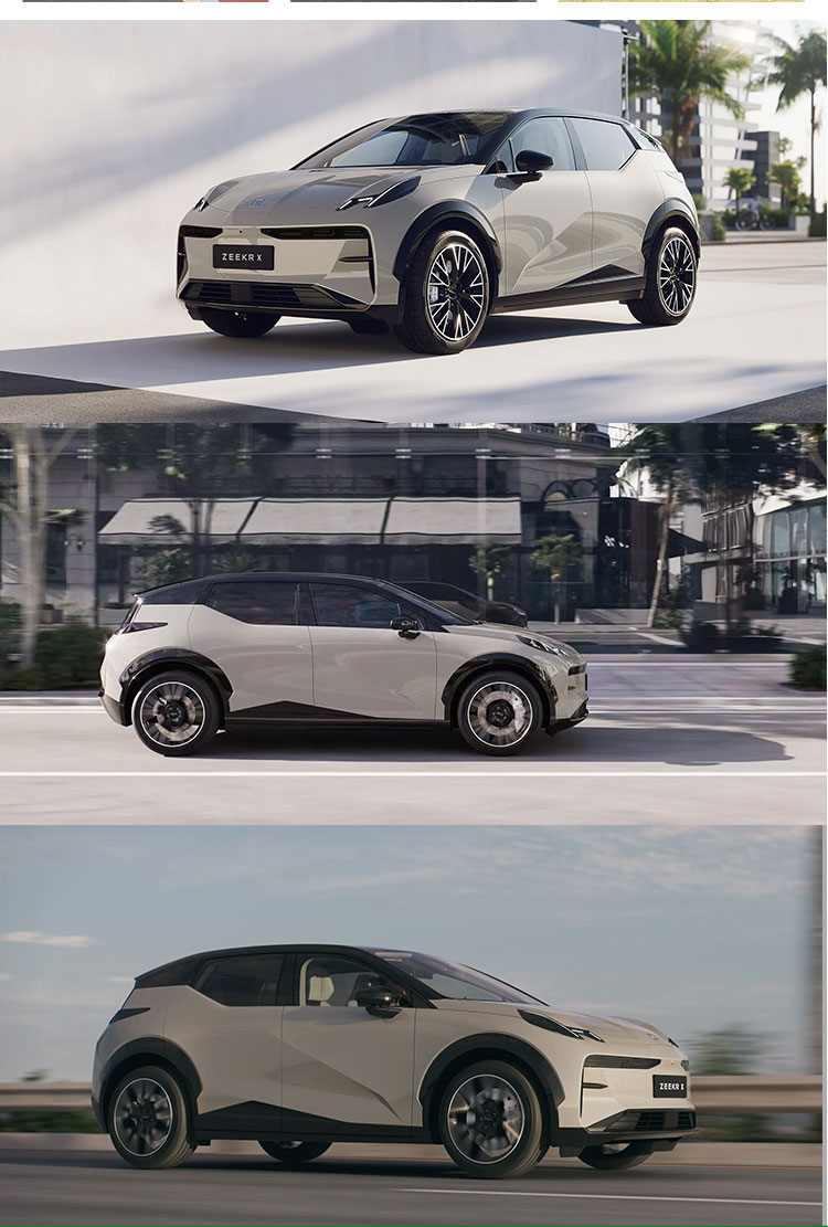 Zeekr X 2023 500km/512km/560km Range 5-Door 4-Seater SUV Electric Car for B2B Purchase