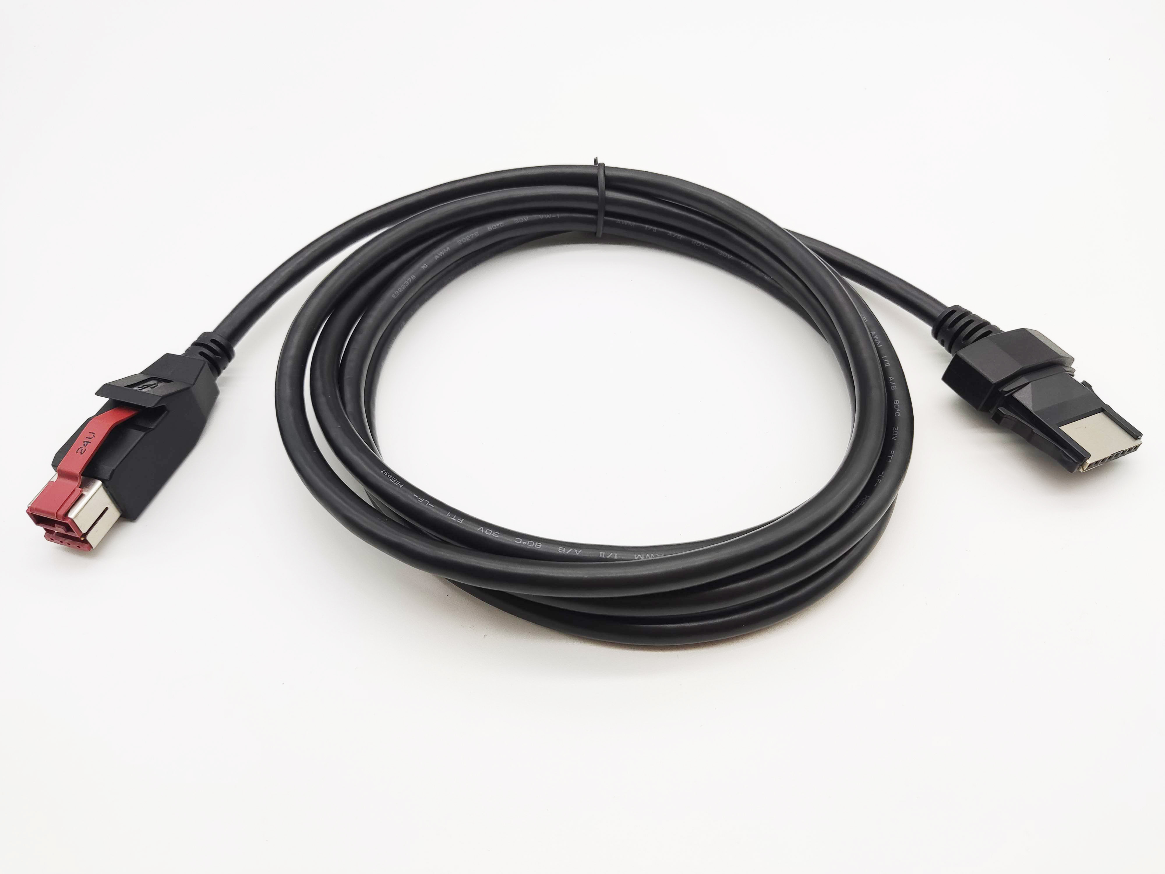 24V To 1X8P Printer Cable 12V 24V PoweredUSB Cable