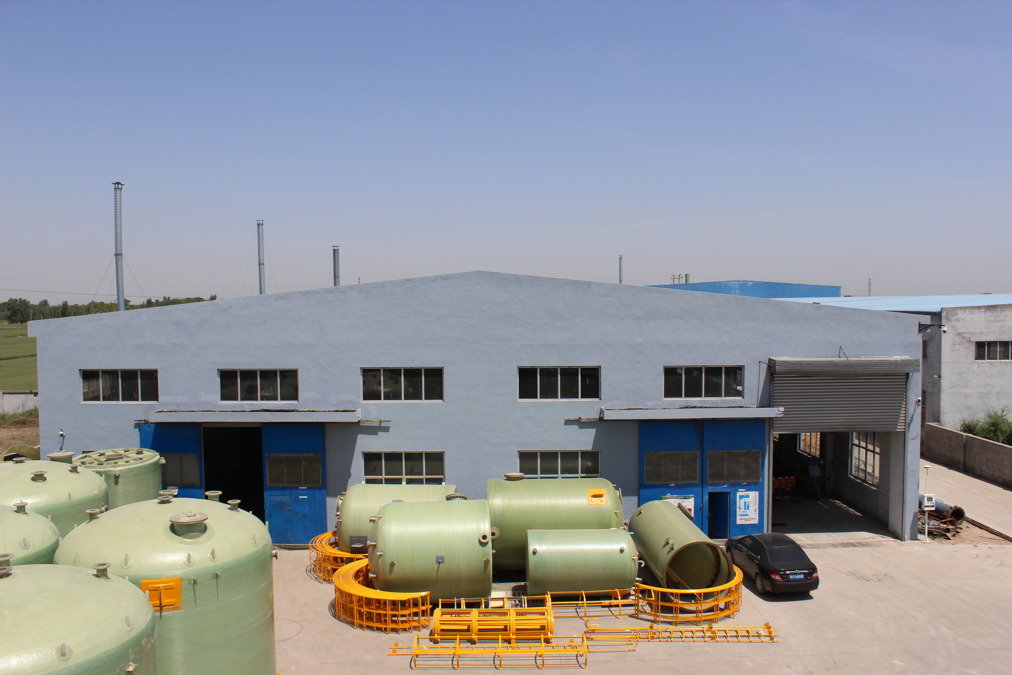 High Strength Food Brewing FRP Storage Tank Filament Winding Vertical