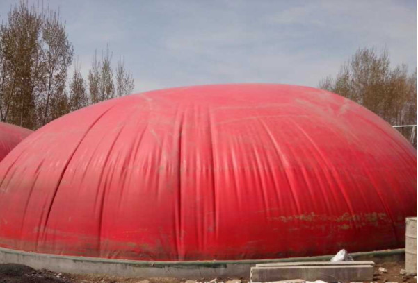 Flame Retardant Methane Storage Tank Red Tarpaulin With Large Capacity 10000L Liquid Containment Fuel Bladder