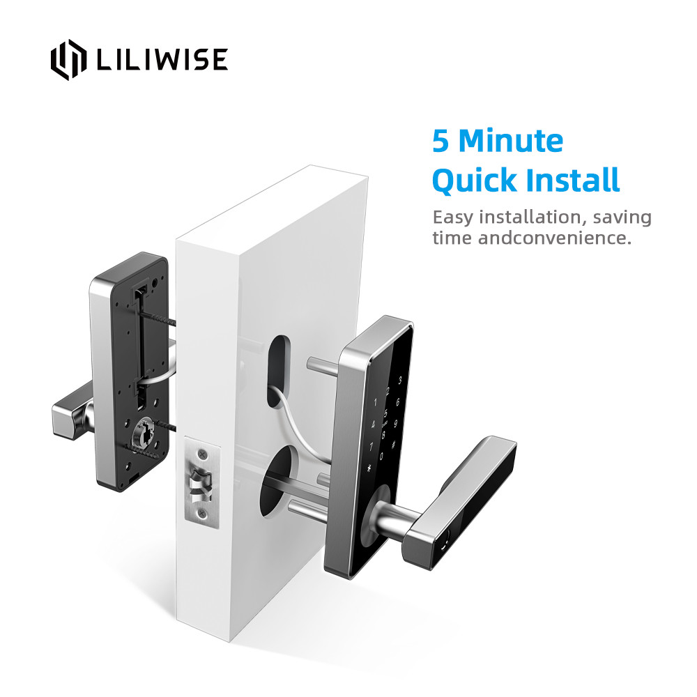 Euro Profile Automatic Door Lock , Wireless Password Waterproof Outdoor Mailbox Cabinet Lock