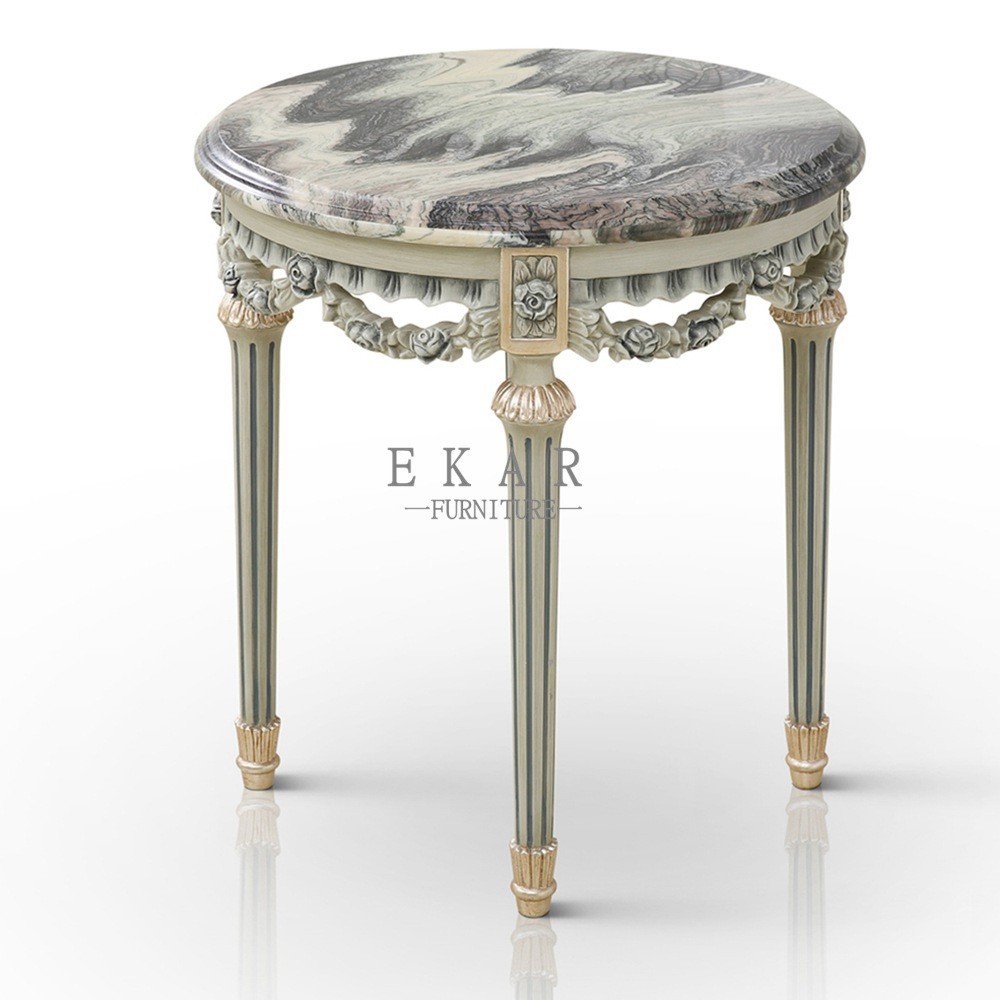 Antique Elegant Square Coffee Side Table Living Room Furniture