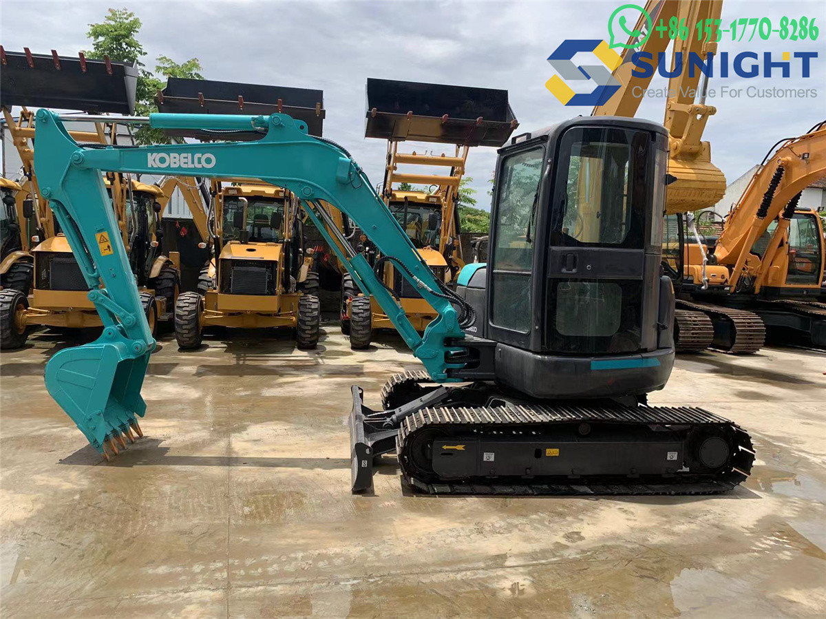 Used 5.5ton KOBELCO Sk55 Excavator With Good Condition