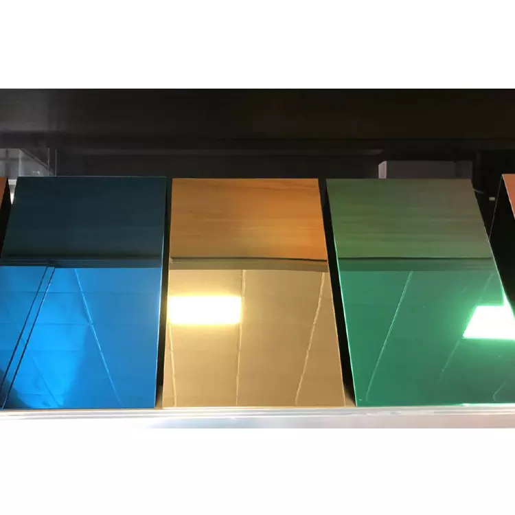 2B/BA/No.4/HL/Satin/PVD/Colorful/Embossed/Etched Technique Gold Mirror Stainless Steel Sheet and Plates for Decoration