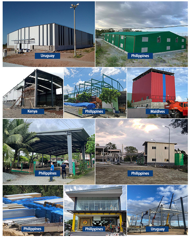 Lightweight Prefab Steel Structure Warehouse Buildings With Coating Cycle Extension