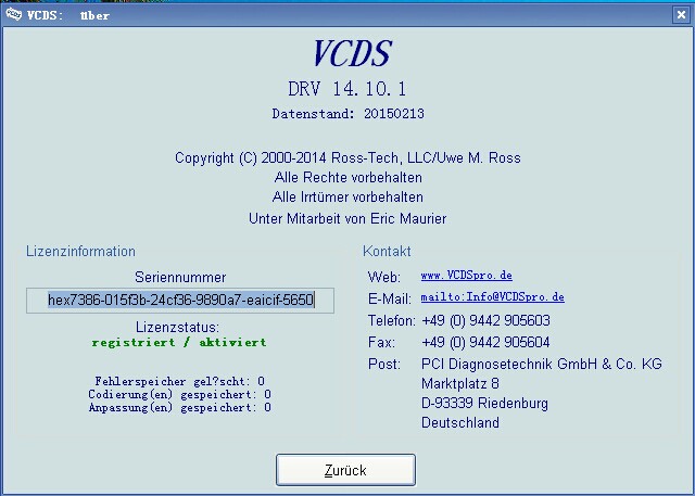 VAGCOM 14.10.2 VAG Diagnostic Cable English German Version for VW, AUDI ,Seat and Skoda