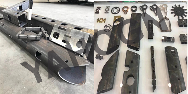 Fast Speed Fiber Laser Pipe Cutting Machine 300mm Rounde Diameter Easy Maintain