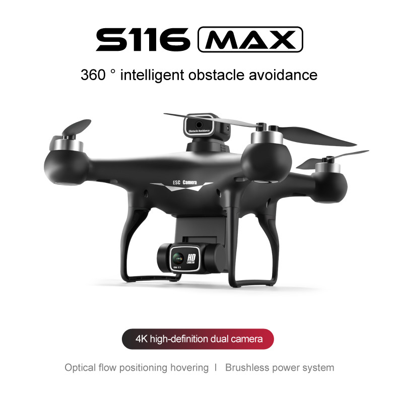 Portable Drones Obstacle Avoidance Remote Control With Dual Camera Optical Flow UAV
