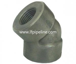 China Socket Welded/Carbon steel pipe fitting threaded Elbow on sale