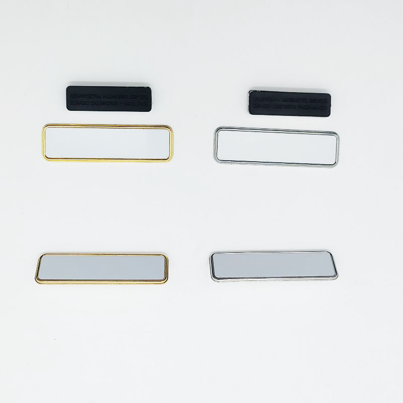 Sublimation Blanks Rectangular Sublimation Metal Name Badge
