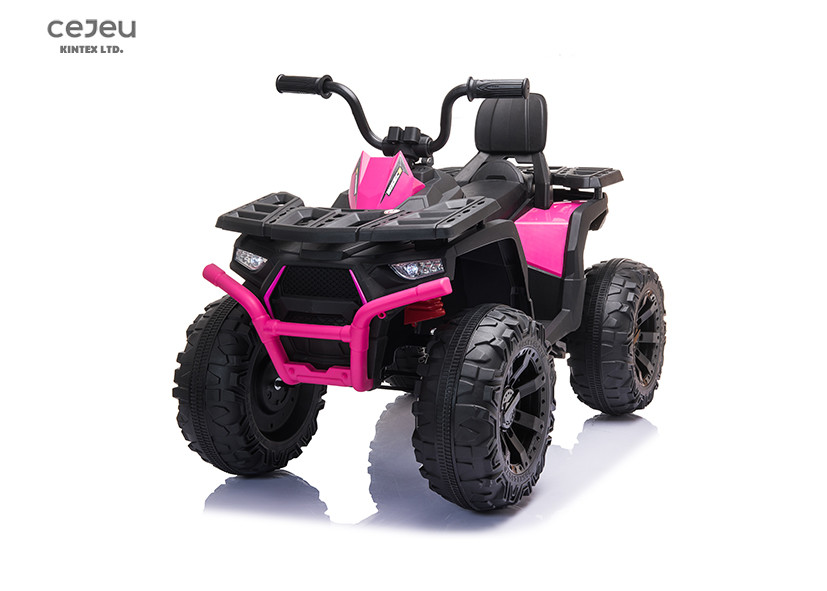 12V Kids Quad Ride On Atv With Parent Remote Control And Music Player